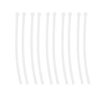 YINETTECH Lot de 5 paires d'embouts de rechange en silicone pour lunettes - 70 mm - Antidérapants - Compatible avec les temples Air Spirit Titaniums