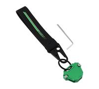 YINETTECH Porte-clés en Aluminium avec Sangle Compatible avec Kawasaki Ninja 650 Ninja 400 1000SX ZX6R ZX10R Vert