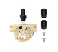YINETTECH Sélecteur de micro de guitare à 3 voies avec 2 boutons compatible avec Telecaster avant 1977 Compatible avec Stratocaster Style vintage