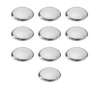 YINETTECH Star-lock Lot de 10 capuchons d'essieu en acier inoxydable avec capuchon anti-déengagement pour chariots, landaus, appareils ménagers