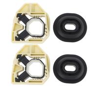 YINETTECH Support de Radiateur en Caoutchouc pour Voiture 4 Pièces 1KD121367C 1K0121367F Compatible avec Audi Et Compatible avec VW