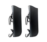 yinfente Lot de 2 porte-archets en cuir pour archet de basse allemand et français Noir
