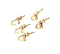 Yinfente Lot de 5 pinces en laiton pour réparation de violon Taille réglable