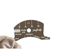 Yinfente Outil de référence de réparation de pont de violon 4/4 - Grattoir de touche - Outil de fabrication de violon noir - Outils de violoncelle (Viola)