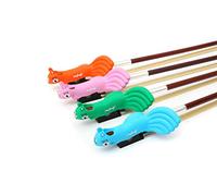 Yinfente Support pour archet de violon - Position correcte - Ajustement universel - Caoutchouc souple - Protège la touche