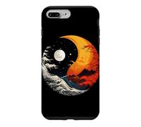 Ying Yang Energy Meditation Aquarelle Tai Chi Jour et Nuit Coque pour iPhone 7 Plus/8 Plus