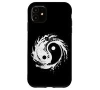 Ying Yang Flow State Aquarelle de méditation Tai Chi Homme Femme Coque pour iPhone 11