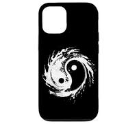 Ying Yang Flow State Aquarelle de méditation Tai Chi Homme Femme Coque pour iPhone 12/12 Pro