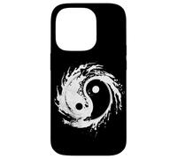 Ying Yang Flow State Aquarelle de méditation Tai Chi Homme Femme Coque pour iPhone 14 Pro