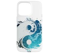 Ying Yang Tai Chi Balance Taoisme Méditation Eau Flow State Coque pour iPhone 15 Pro Max