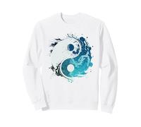 Ying Yang Tai Chi Balance Taoisme Méditation Eau Flow State Sweatshirt