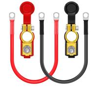 YINGAYOU Câble Onduleur Batterie 24V Cable Batterie 16mm² avec Cosse M8 Cable Batterie 5AWG pour Voiture, Camping Car, Moto, énergie Solaire, Marine (5AWG 0.5 m)