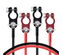 YINGAYOU Câble Onduleur Batterie 24V Cable Batterie 6mm² avec Cosse M8 Cable Batterie 10AWG pour Voiture, Camping Car, Moto, énergie Solaire, Marine (10AWG 1 m)