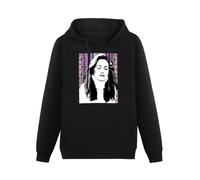 YINGBUFAN Men's Cotton Hooded Meryl Streep is More Hip Than You. Hoody Sports Fan Hoodys Top Hooded Mens Graphic Hoodys Black L