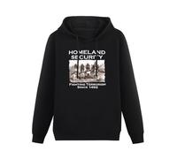 YINGBUFAN Men's Hoody Sweatershirt Homeland Security Native American Fighting Terrorism New Mexico Graphic Hoody Long-Sleeved Sweatershirt Top Sweatshirt Black XXL