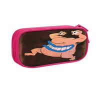 YINGD Ahh Real Monsters Trousse à crayons The Vampire Diaries Ian Somerhalder série télévisée pour étudiant Grand rangement de bureau, rose, 21x10.5x5cm, Organiseur de sac