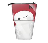 YINGD Baymax SH106 Trousse à crayons extensible et rétractable de grande capacité pour garçon et fille - Légère pour l'école et le bureau, Noir , 21x10.5x5cm, Organiseur de sac