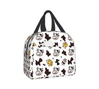 YINGD Boîte à déjeuner isotherme en forme de vache mignonne avec lait et fromage, réutilisable et étanche avec poche avant pour bureau, pique-nique, randonnée, plage