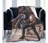 YINGD Bruce Lee Couverture polaire en flanelle super douce et confortable pour lit ou canapé Taille Queen size Toutes saisons