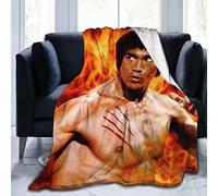YINGD Bruce Lee Couverture polaire en flanelle super douce et confortable pour lit ou canapé Taille Queen size Toutes saisons