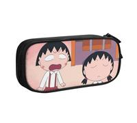 YINGD Chibi Maruko-chan Coffret cadeau avec impression personnalisée - Tissu Oxford léger pour étudiants, voyageurs, professionnels, multicolore, Style européen et américain, rétro, moderne