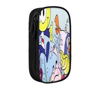 YINGD Cute Afro Girls Print American Latino Africa Kids Pencil Bags Cartoon Melanin Kids Pencil Box, multicolore, Style européen et américain, rétro, moderne