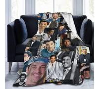 YINGD Dempsey as Derek Shepherd Couverture de pique-nique douce et confortable en flanelle pour canapé-lit 125 x 100 cm