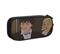 YINGD Doctor Who The Animated Series Trousse à crayons pour professionnels créatifs - Plus de 10 emplacements pour marqueurs, surligneurs, stylos pinceaux