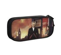 YINGD Doctor Who The Animated Series Trousse avec taille-crayon intégré - Rangement tout-en-un pour crayons, gommes, règles (utilisation scolaire)