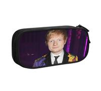 YINGD Ed Sheeran Trousse à crayons avec support élastique - Rangement sécurisé pour stylos pour la course, la randonnée, les trajets (polyester), multicolore, Style européen et américain, rétro