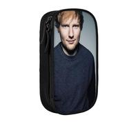 YINGD Ed Sheeran Trousse à crayons pour les essentiels de classe d'art - 10 emplacements pour pinceaux, marqueurs, crayons (Oxford durable), multicolore, Style européen et américain, rétro, moderne
