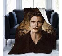 YINGD Edward Cullen Twilight Couverture RobertPattinson ultra douce en micro-polaire légère et confortable en flanelle pour enfants et adultes