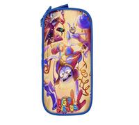 YINGD Ghostbusters Stay Puft Trousse à crayons de grande capacité double couche pour fournitures scolaires et fournitures de bureau pour enfants et adultes, Noir , 21x10.5x5cm, Organiseur de sac
