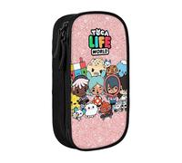 YINGD Grande capacité Louis Tomlinsons Walls Singer Office Trousse à crayons double couche Papeterie Femme pjd794, multicolore, Style européen et américain, rétro, moderne