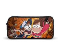 YINGD Gravity Falls Trousse à crayons Mabel pour étudiants - Trousse de rangement pour crayons - Fournitures de bureau pour enfants et adultes, multicolore, Style européen et américain, rétro, moderne