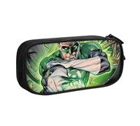 YINGD Green Lantern The Animated Series Trousse à crayons pour fournitures de jardinage - Tissu Oxford avec fermeture éclair pour paquets de graines, marqueurs, gants, multicolore, Style européen et