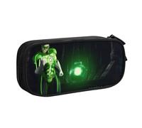 YINGD Green Lantern The Animated Series Trousse de rangement multifonction - 2 compartiments à fermeture éclair et 8 emplacements (idéale pour un usage quotidien), multicolore, Style européen et