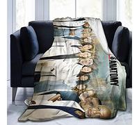 YINGD Greys Anatomy Couverture en flanelle douce pour tous les personnages Gris
