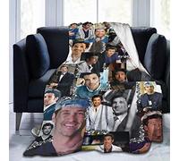 YINGD Greys-Anatomy Derek Shepherd Couverture ultra douce en micro polaire pour climatisation toutes saisons - Couverture légère pour lit, canapé - 125 x 100 cm