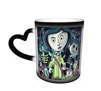 YINGD Hiyellogort Coraline Tasse en céramique sensible à la chaleur changeant de couleur dans le ciel