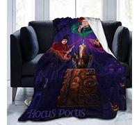 YINGD Hocus Pocus Couverture chaude et durable ultra douce en micro polaire pour canapé, lit, canapé, voyage, toutes saisons