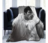 YINGD Jacob Actor Elordi Couverture en flanelle polaire ultra douce et légère pour canapé, sofa et lit, 152 x 127 cm, noir, 127 x 101,6 cm