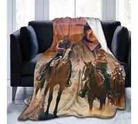 YINGD John Actor Wayne Couverture ultra douce et légère en flanelle polaire pour canapé, sofa, lit 150 x 125 cm