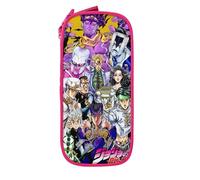 YINGD JoJo's Bizarre Adventure Grande trousse à crayons durable avec grande capacité, trousse de papeterie portable pour étudiants, fournitures de bureau, filles, garçons, enfants, multicolore, Style