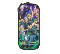 YINGD JoJo's Bizarre Adventure Grande trousse à crayons durable avec grande capacité, trousse de papeterie portable pour étudiants, fournitures de bureau, filles, garçons, enfants, multicolore, Style