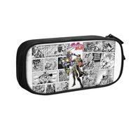 YINGD JoJo's Bizarre Adventure Trousse à crayons multifonction Grande capacité Durable Trousse de rangement pour stylos, multicolore, Style européen et américain, rétro, moderne