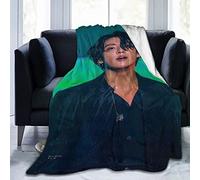 YINGD Jung&Kook Couverture en flanelle polaire douce pour canapé et salon 150 x 125 cm