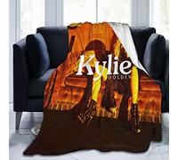 YINGD Kylie Charlene Minogue Couverture légère et chaude en flanelle microfibre douce pour canapé et lit 125 x 100 cm