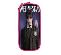 YINGD Mercredi Trousse à crayons grande capacité avec fermeture éclair