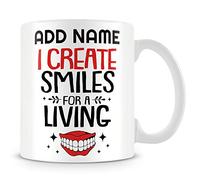YINGD Mug drôle de dentiste personnalisé - I Create Smiles for A Living
